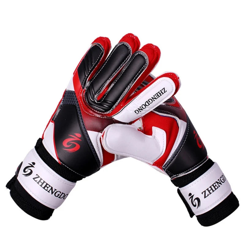 Adults Kids Professional Soccer Goalkeeper Gloves Finger Protection Goal Thickened Latex Football Gloves for futbol futebol Goal