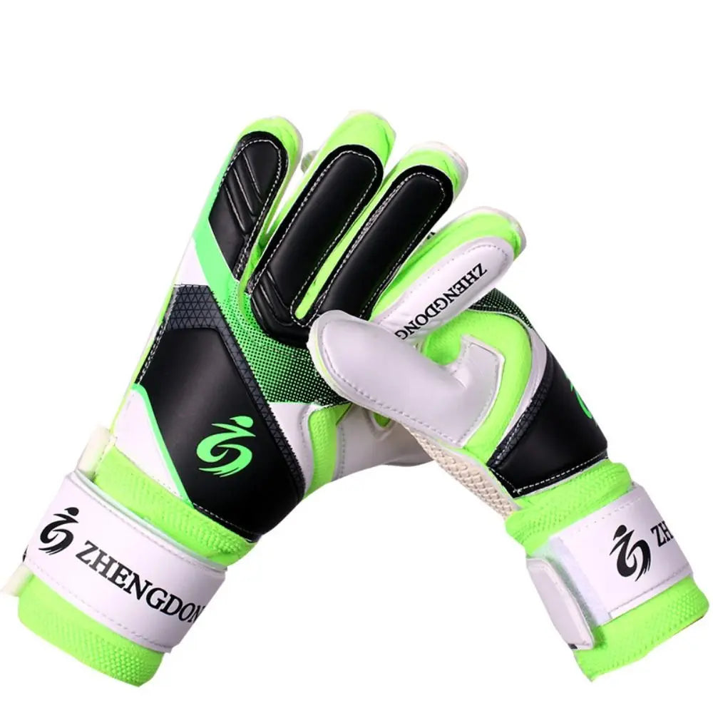 Wear-resistant Football Gloves Anti-slip Thick Latex Goalkeeper Training Gloves Excellent Colorful Goalkeeper Gloves /Adult