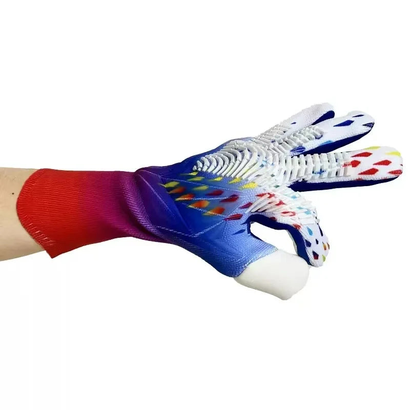 A pair of professional goalkeeper gloves for wear-resistant training.