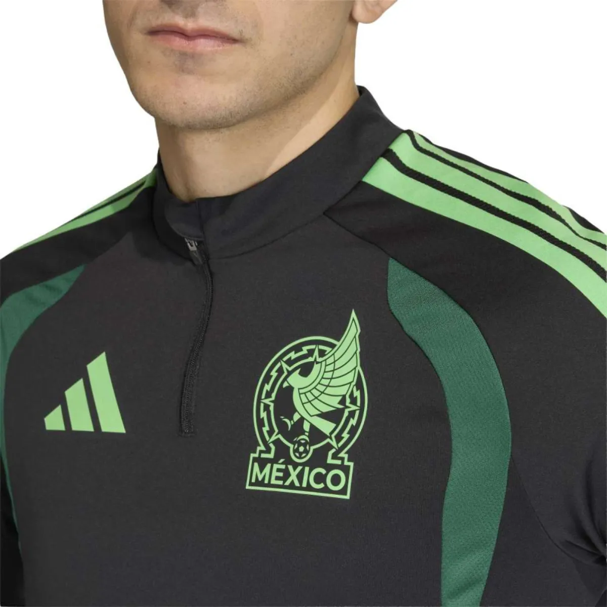 Mexico black training technical Soccer tracksuit 2026/27 - Adidas-4