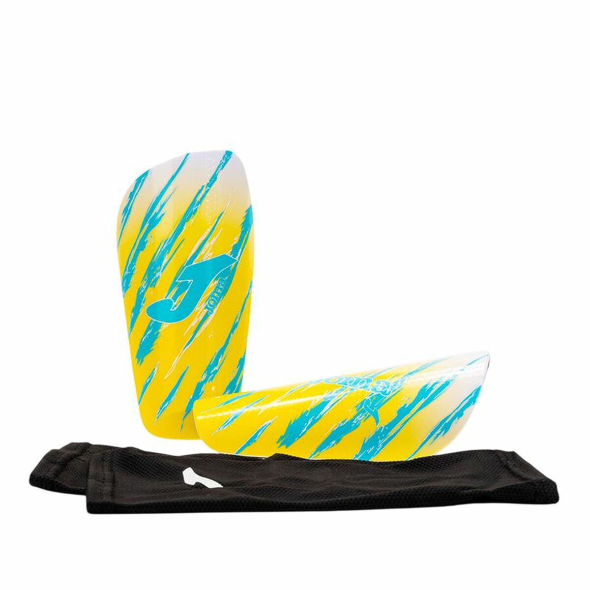 Football Shinguards Joma Sport Spider Yellow-1