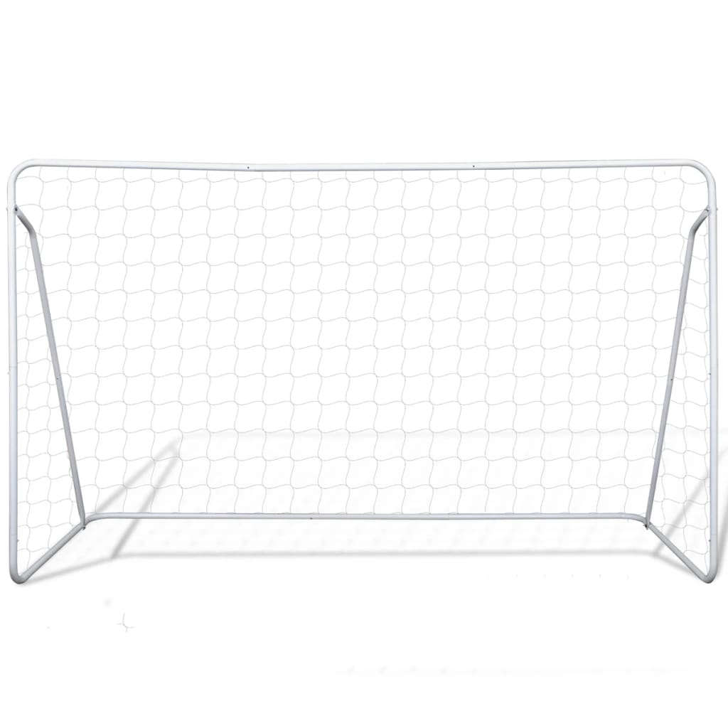 NNEVL Soccer Goal Post Net Set Steel 240 x 90 x 150 cm High-quality-1