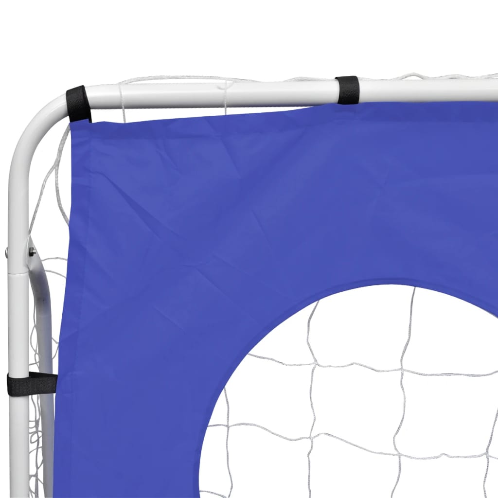 NNEVL Soccer Goal with Aiming Wall Steel 240 x 92 x 150 cm High-quality-3