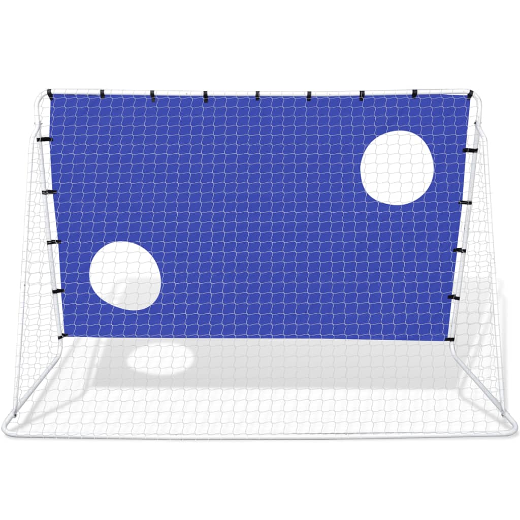 NNEVL Soccer Goal with Aiming Wall Steel 240 x 92 x 150 cm High-quality-4