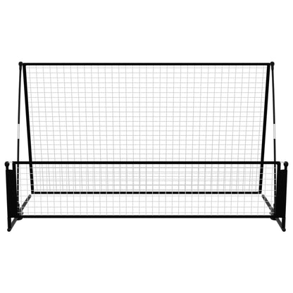 NNEVL 2 in 1 Soccer Rebounder Football Goal 202x104x120 cm Steel-2