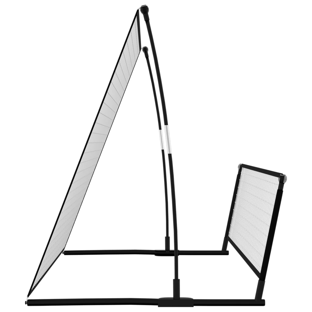 NNEVL 2 in 1 Soccer Rebounder Football Goal 202x104x120 cm Steel-3
