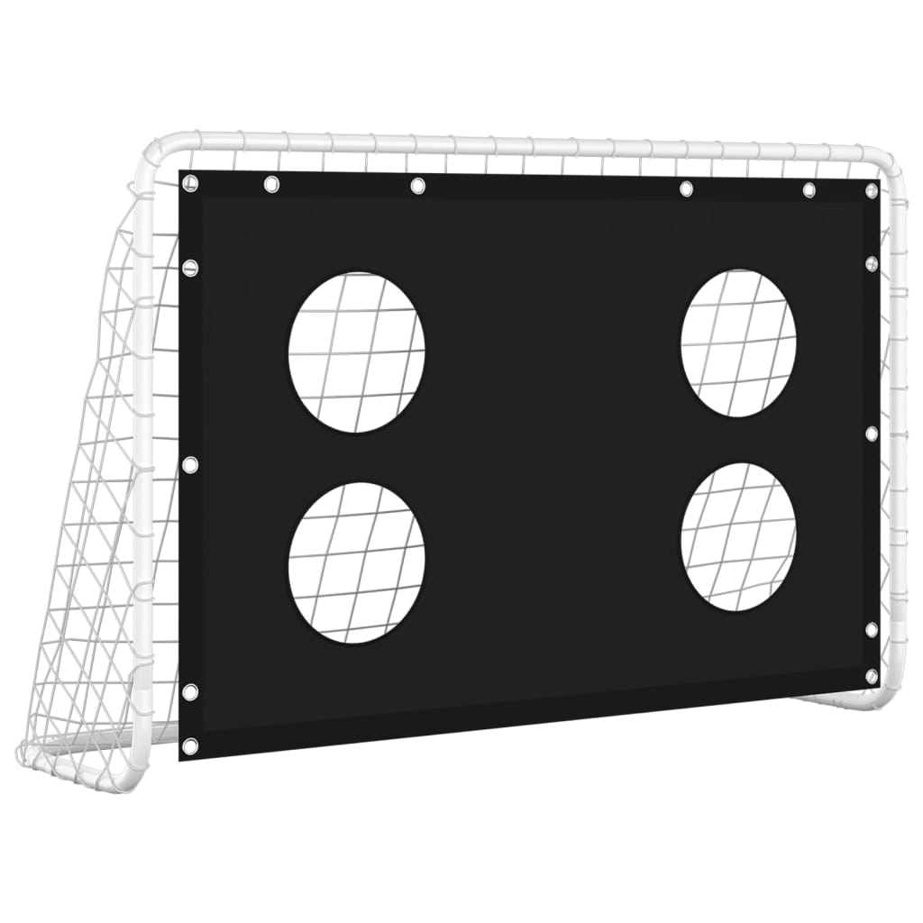 NNEVL Soccer Goal Training Net Steel 184x61x122 cm-1