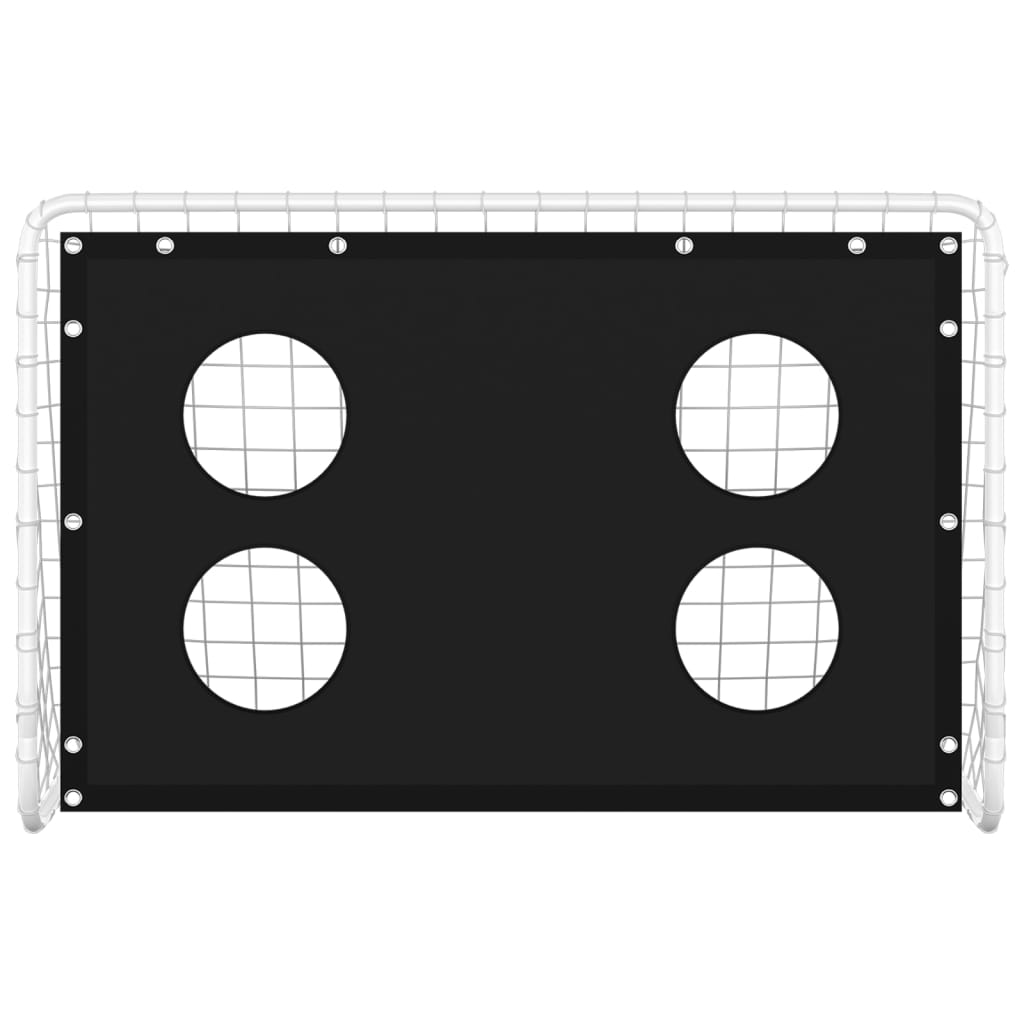 NNEVL Soccer Goal Training Net Steel 184x61x122 cm-2