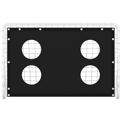 NNEVL Soccer Goal Training Net Steel 184x61x122 cm-2