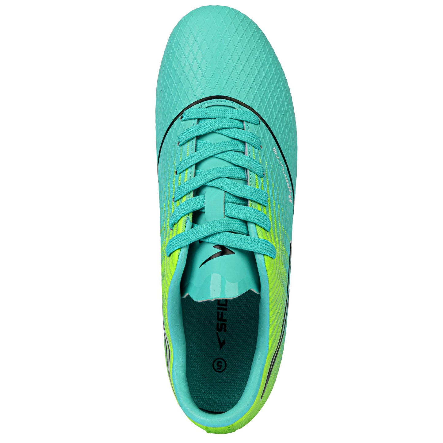 Equaliser Junior Football Boots - Aqua/Lime-2