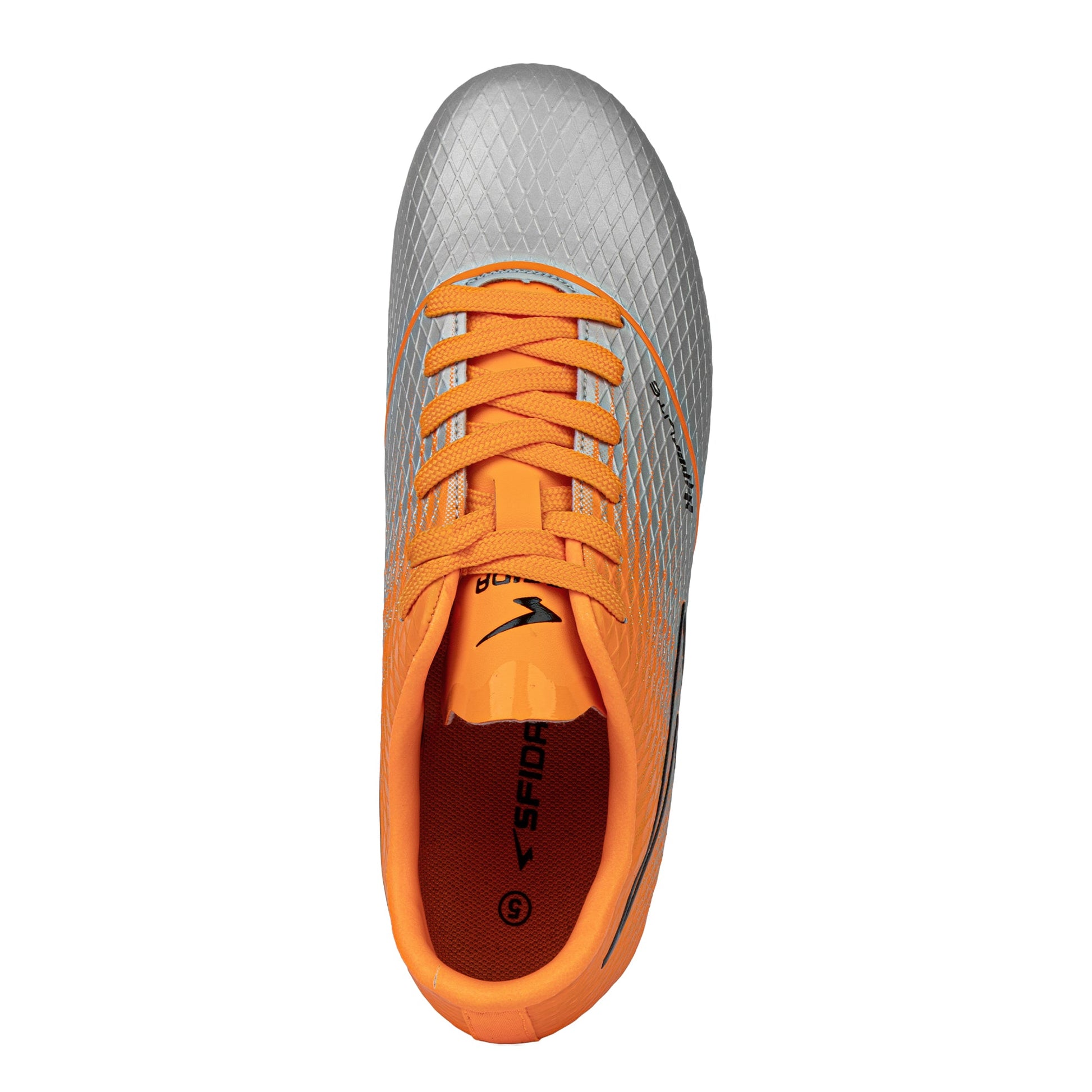 Equaliser Junior Football Boots - Silver/Orange-2