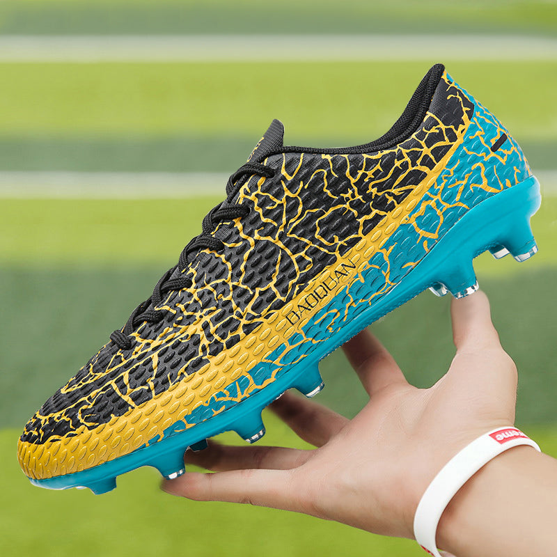 zapatillas de futbol Outdoor Indoor Wholesale HG Turf Men Leather Football Boots Shoes 2023-4