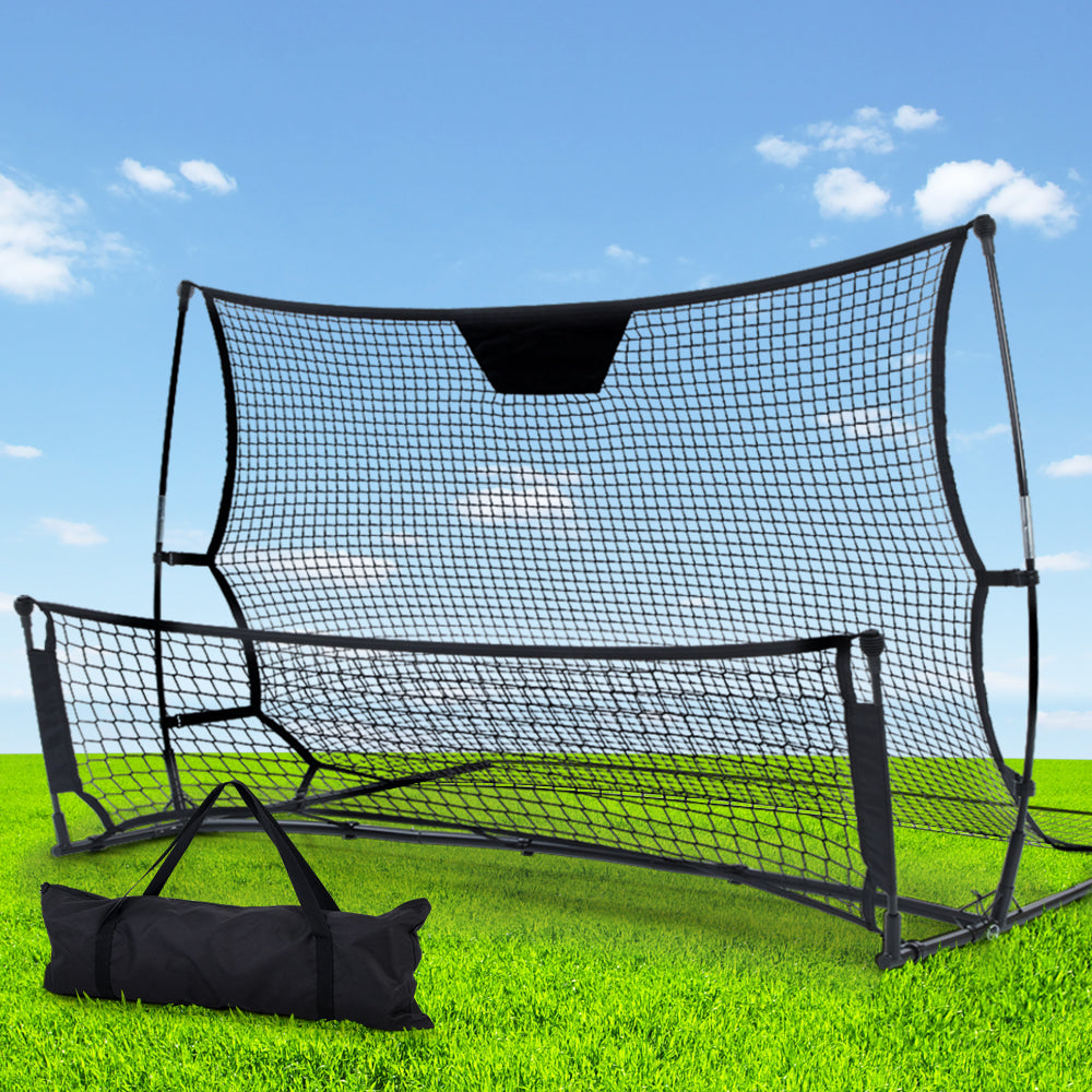 NNEDSZ Portable Soccer Rebounder Net Volley Training Football Goal Trainer XL-3