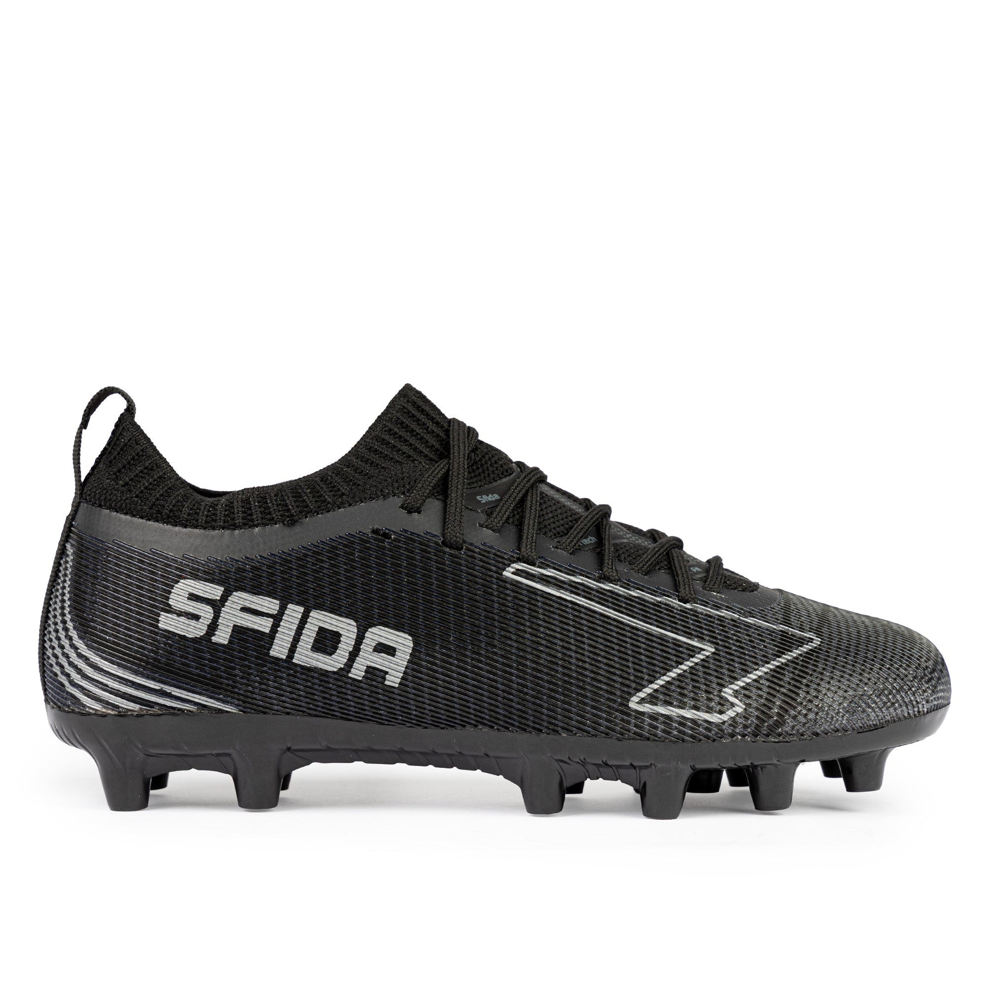 Pulse Junior Sock Football Boots - Black-0