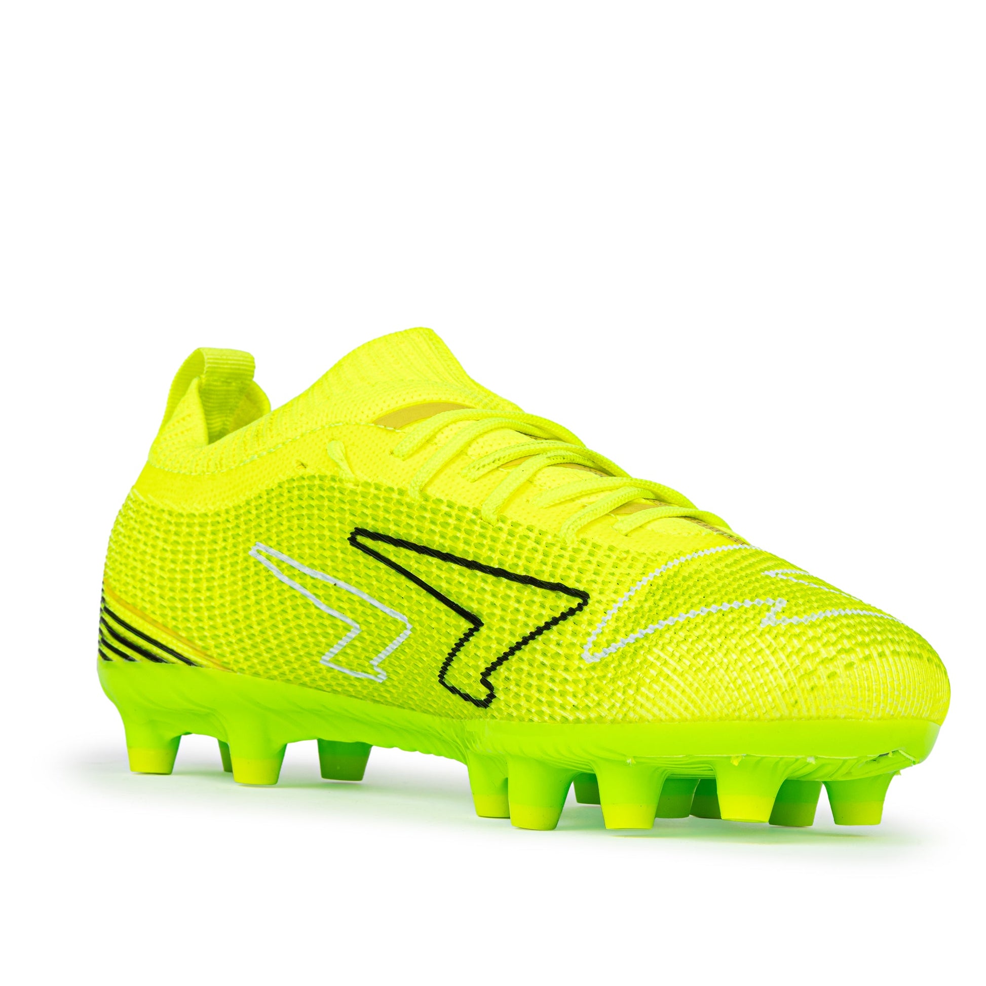Pulse Junior Sock Football Boots - Citrus-3