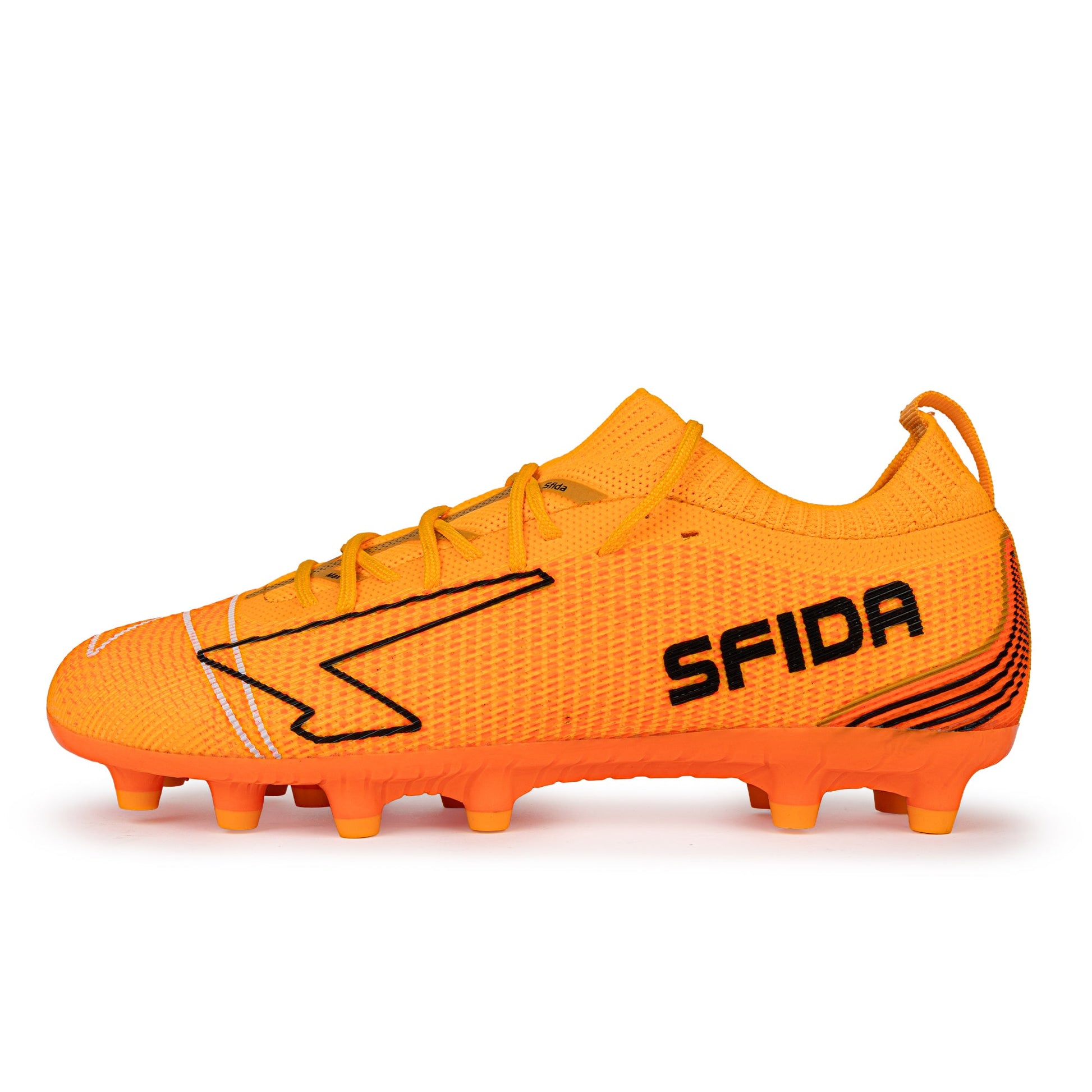 Pulse Junior Sock Football Boots - Orange-2
