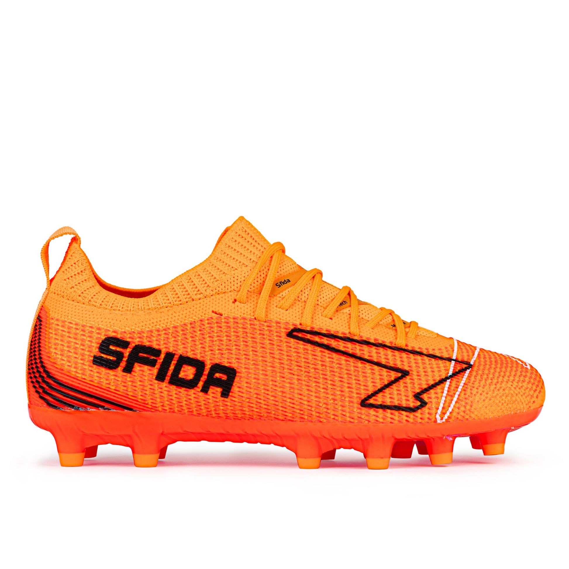 Pulse Senior Sock Football Boots - Orange-0