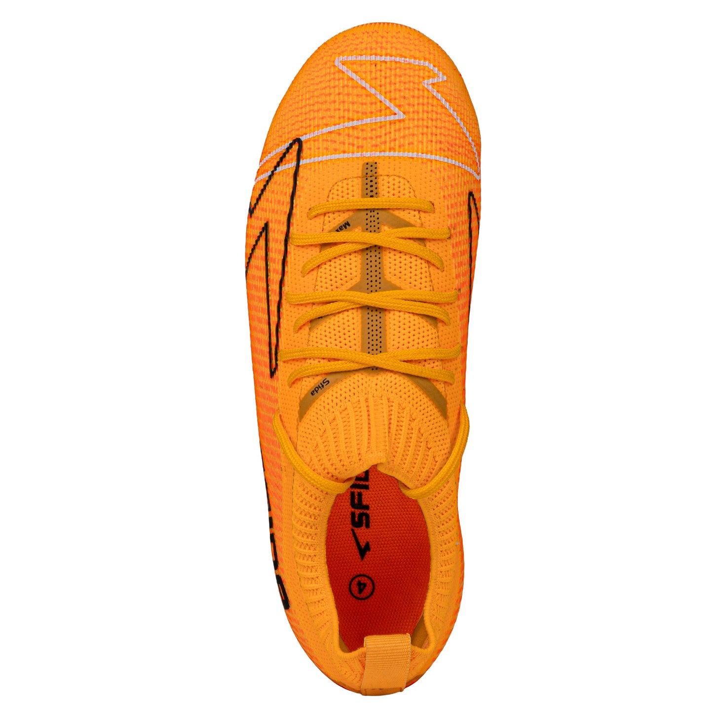Pulse Senior Sock Football Boots - Orange-4