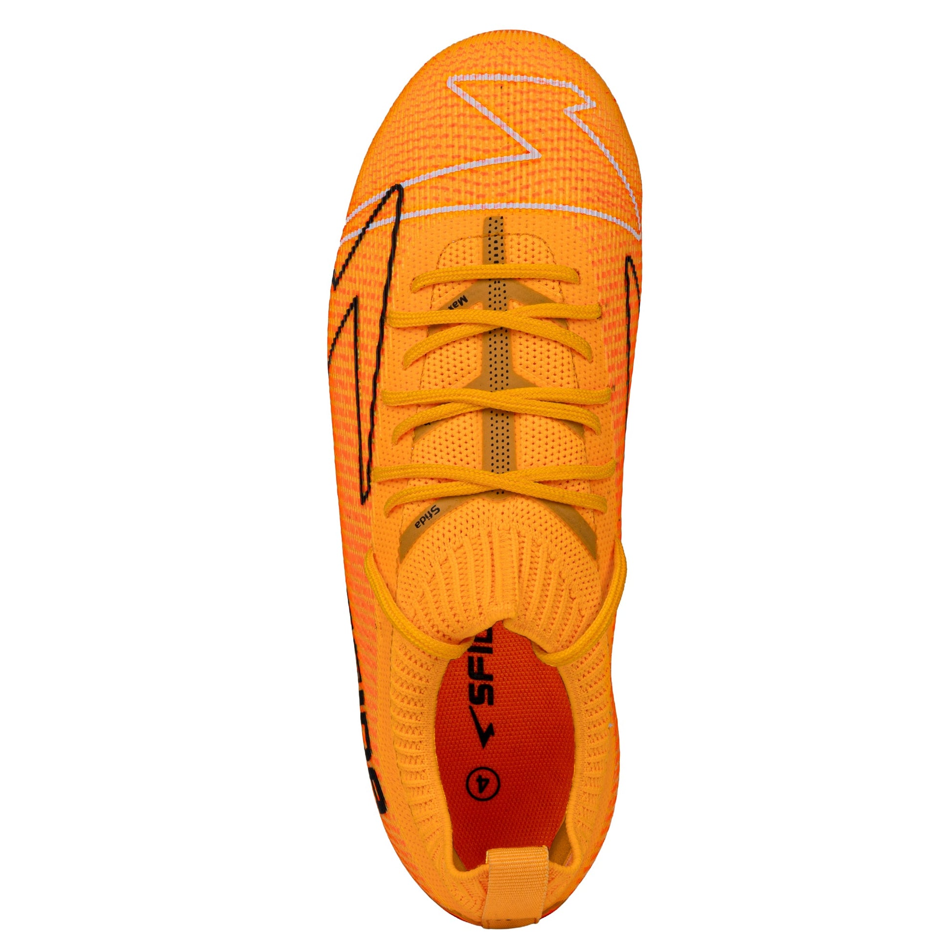 Pulse Senior Sock Football Boots - Orange-4