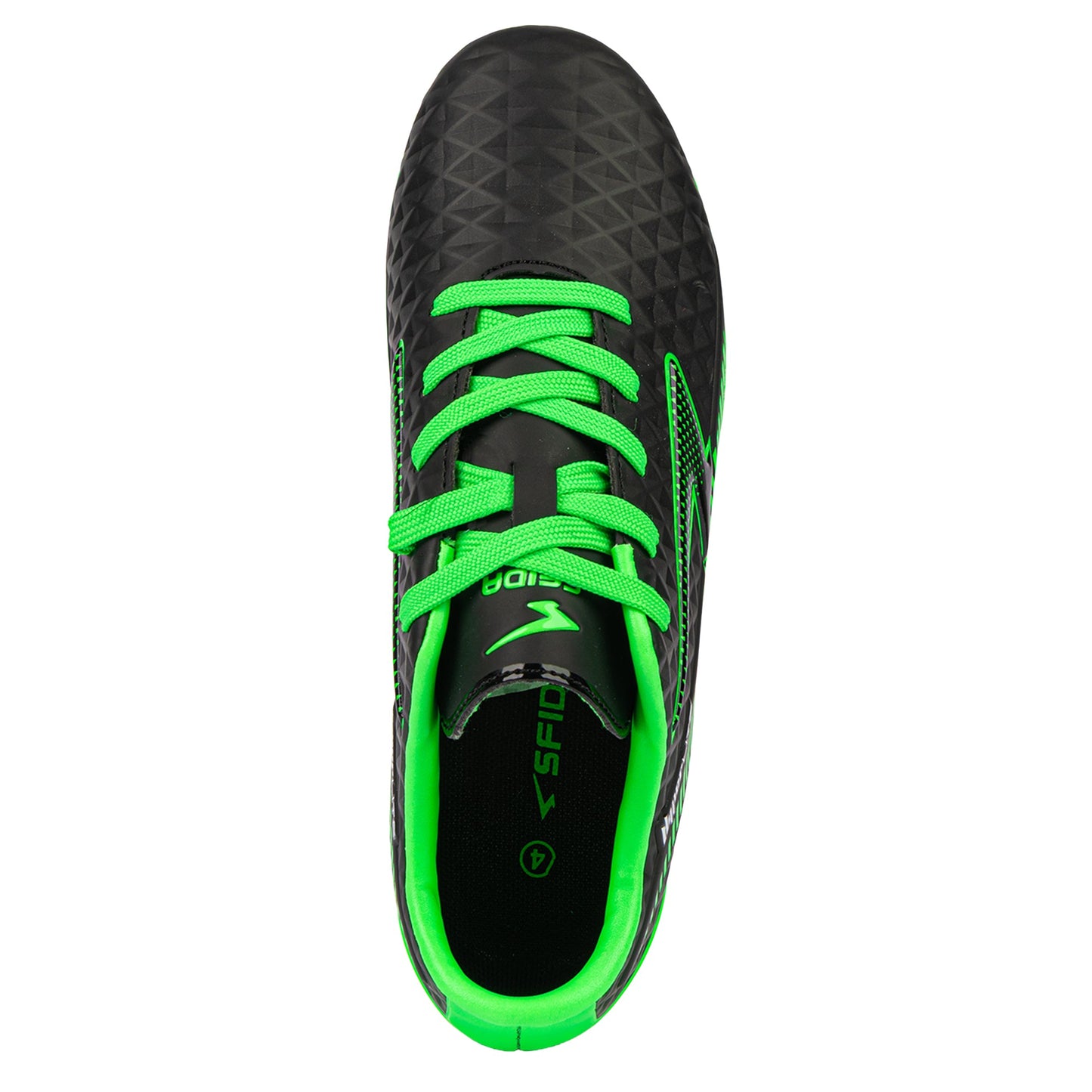 Rizz Junior Football Boots - Black/Green-2
