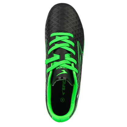 Rizz Junior Football Boots - Black/Green-2