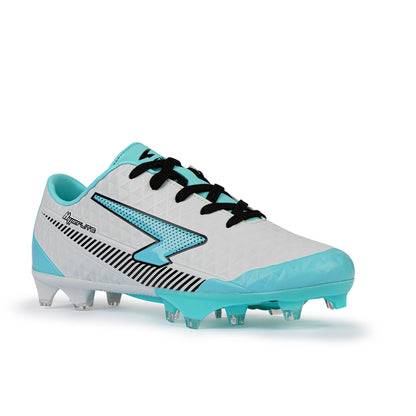 Rizz Junior Football Boots - White/Light Blue-1