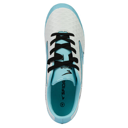 Rizz Junior Football Boots - White/Light Blue-2