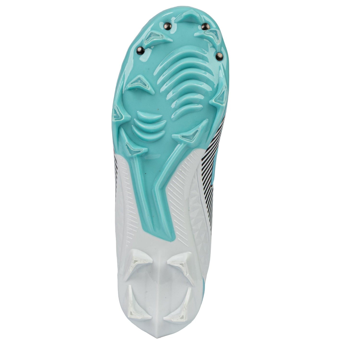 Rizz Junior Football Boots - White/Light Blue-3