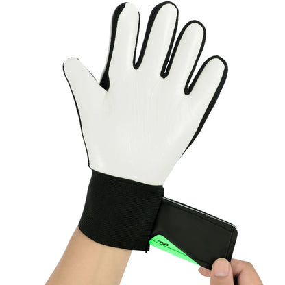 1 Pair Kids Soccer Goalkeeper Gloves Finger Protection Goal 5/6/7 Size Latex Football Gloves Thickened Child Football Accessorie