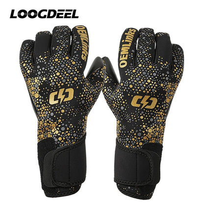 Loogdeel Professional Football Sports Goalkeeper Gloves Adult Children Goalkeeper Gloves Finger Protection Anti-slip Training