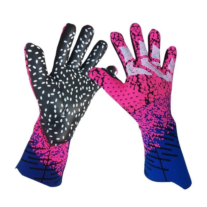 2024 Latex Goalkeeper Gloves Thickened Football Professional Protection Adults Teenager Goalkeeper Soccer Goalie Football Gloves