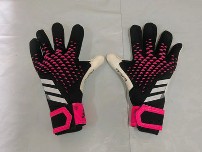 New 23 Thickened Latex Goalkeeper Gloves without Finger Protection for Adults And Teenagers Anti-Slip And Wear-Resistant Foot...