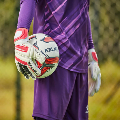 KELME Goalkeeper Gloves Man non-slip Removable fingers Futsal Football Training Gloves Professional Competition Soccer Equipment