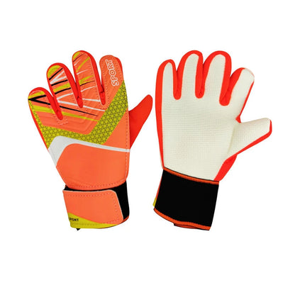 2025 New Football Goalkeeper Gloves Wrist Strap Latex Finger Guard Protection Kids Adult Soccer  Gloves