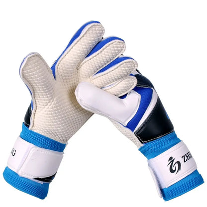Wear-resistant Football Gloves Anti-slip Thick Latex Goalkeeper Training Gloves Excellent Colorful Goalkeeper Gloves /Adult