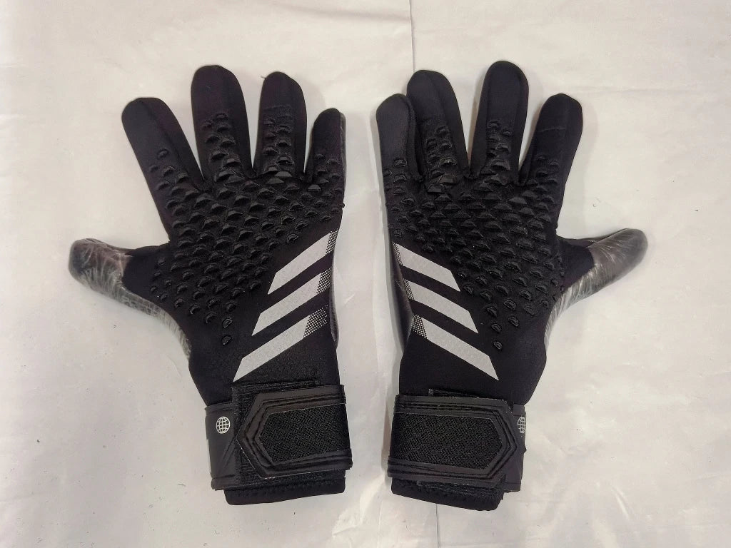 New 23 Thickened Latex Goalkeeper Gloves without Finger Protection for Adults And Teenagers Anti-Slip And Wear-Resistant Foot...