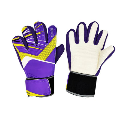 2025 New Football Goalkeeper Gloves Wrist Strap Latex Finger Guard Protection Kids Adult Soccer  Gloves