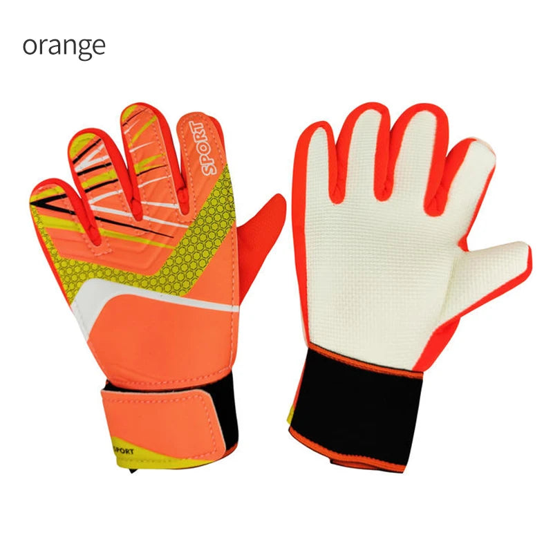 2025 New Football Goalkeeper Gloves Wrist Strap Latex Finger Guard Protection Kids Adult Soccer  Gloves