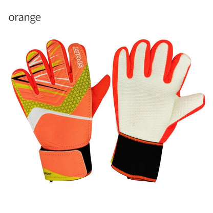 2025 New Football Goalkeeper Gloves Wrist Strap Latex Finger Guard Protection Kids Adult Soccer  Gloves
