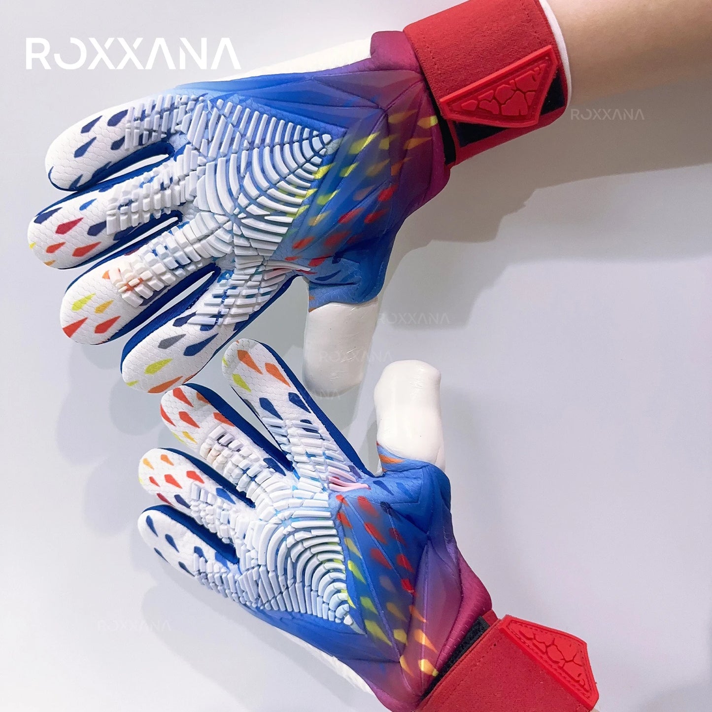 Adult And Children'S Football Goalkeeper Gloves, Competition And Training Protective Gloves, Thickened Latex Gloves