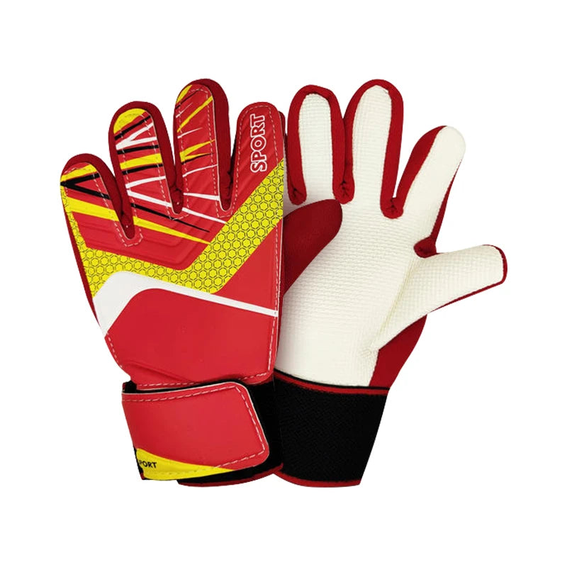 2025 New Football Goalkeeper Gloves Wrist Strap Latex Finger Guard Protection Kids Adult Soccer  Gloves