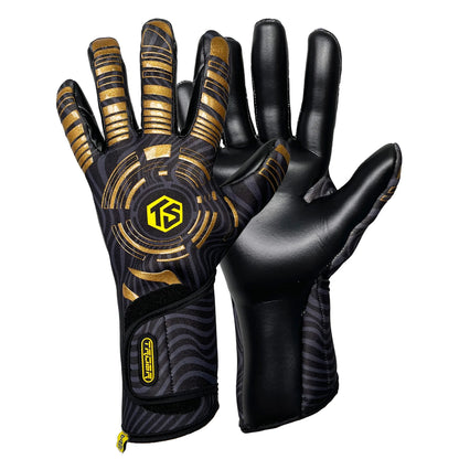 Tobert 2025 New Natural Latex Goalkeeper Gloves Semi-Closed Finger Training Competition Inner Stitching Adult And Children