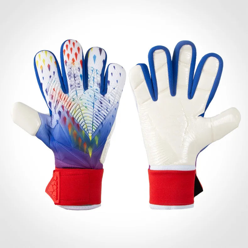 Adult And Children'S Football Goalkeeper Gloves, Competition And Training Protective Gloves, Thickened Latex Gloves