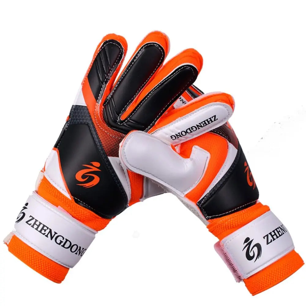 Wear-resistant Football Gloves Anti-slip Thick Latex Goalkeeper Training Gloves Excellent Colorful Goalkeeper Gloves /Adult
