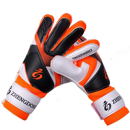 Wear-resistant Football Gloves Anti-slip Thick Latex Goalkeeper Training Gloves Excellent Colorful Goalkeeper Gloves /Adult