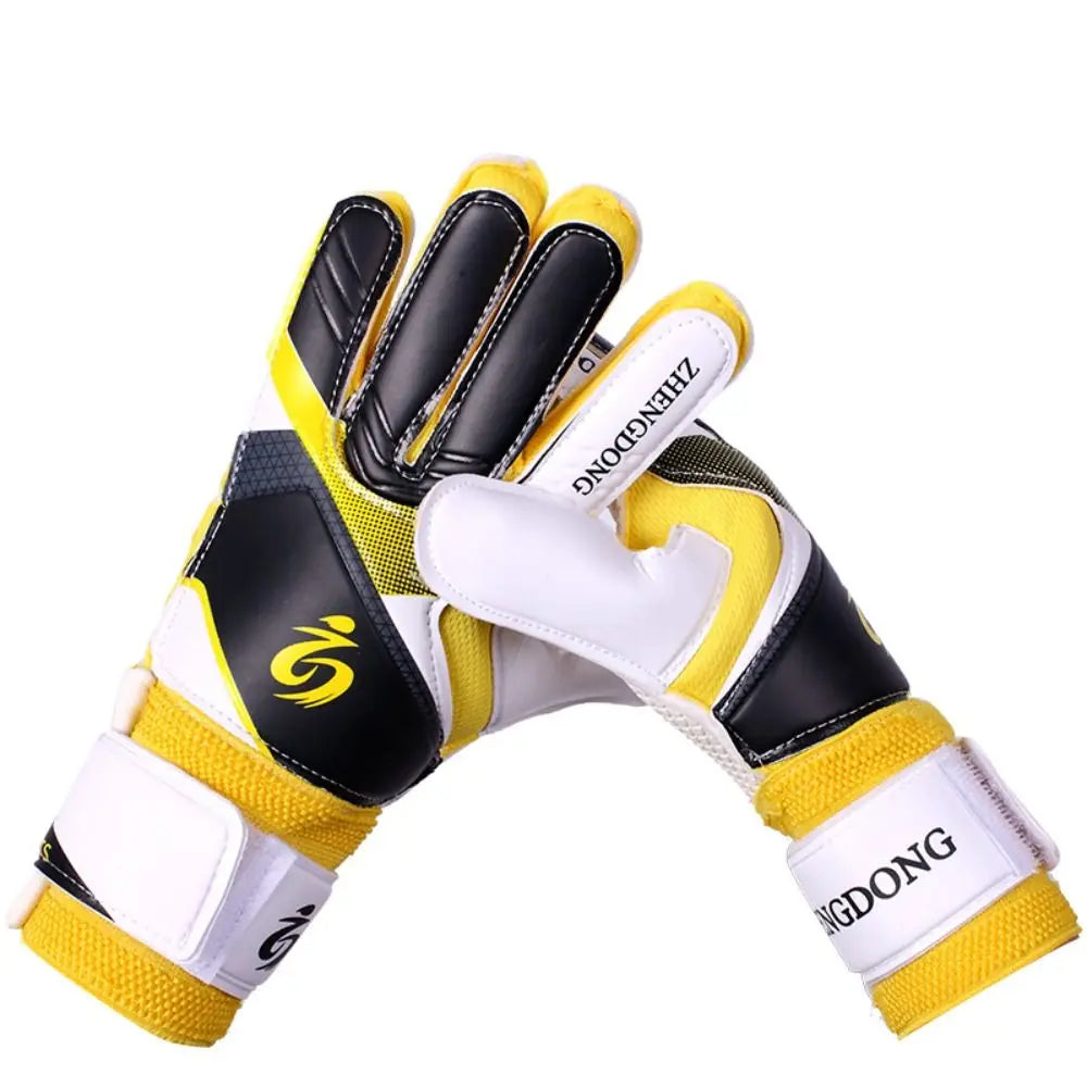 Wear-resistant Football Gloves Anti-slip Thick Latex Goalkeeper Training Gloves Excellent Colorful Goalkeeper Gloves /Adult