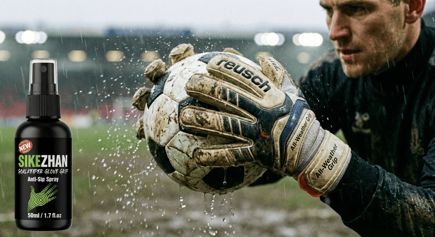 Goalkeeper Glove Grip Spray Extra Sticky for Soccer & American Football Non-Slip Tackifier Revive Old Gloves Grip Boost Glue