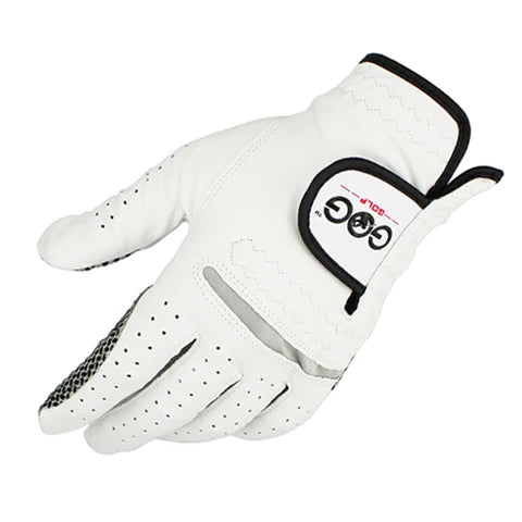 GOG Genuine Leather Golf Gloves Men's Single Hand Soft Breathable Anti-slip Wear-resistant Comfortable Sheepskin Golf Gloves
