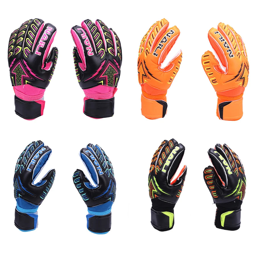 Soccer Football Goalkeeper Gloves Thickened Professional Protection Adults Teenager Goalkeeper Soccer Goalie Gloves