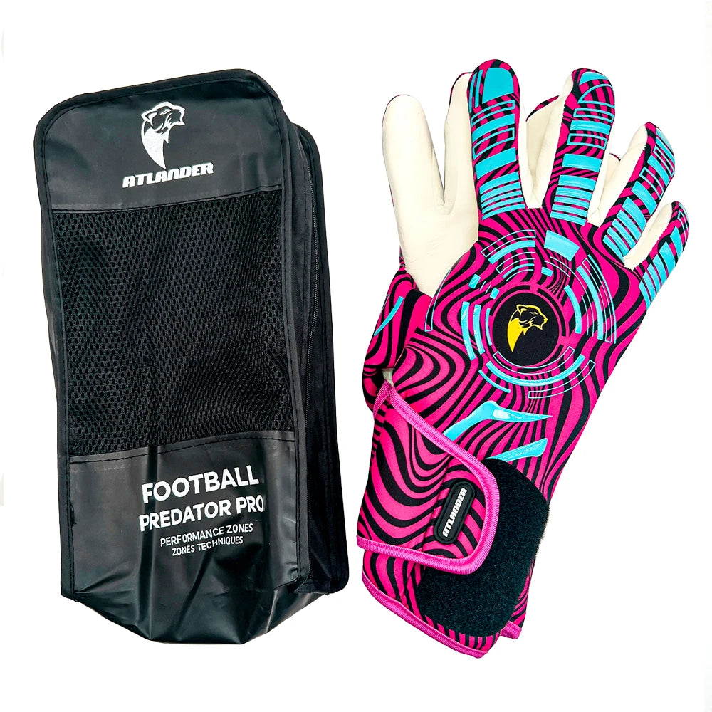 Adults Children Football Goalkeeper Gloves Latex Wear-resistant Sports Gloves Professional Match Anti-slip Soccer Goalie Gloves